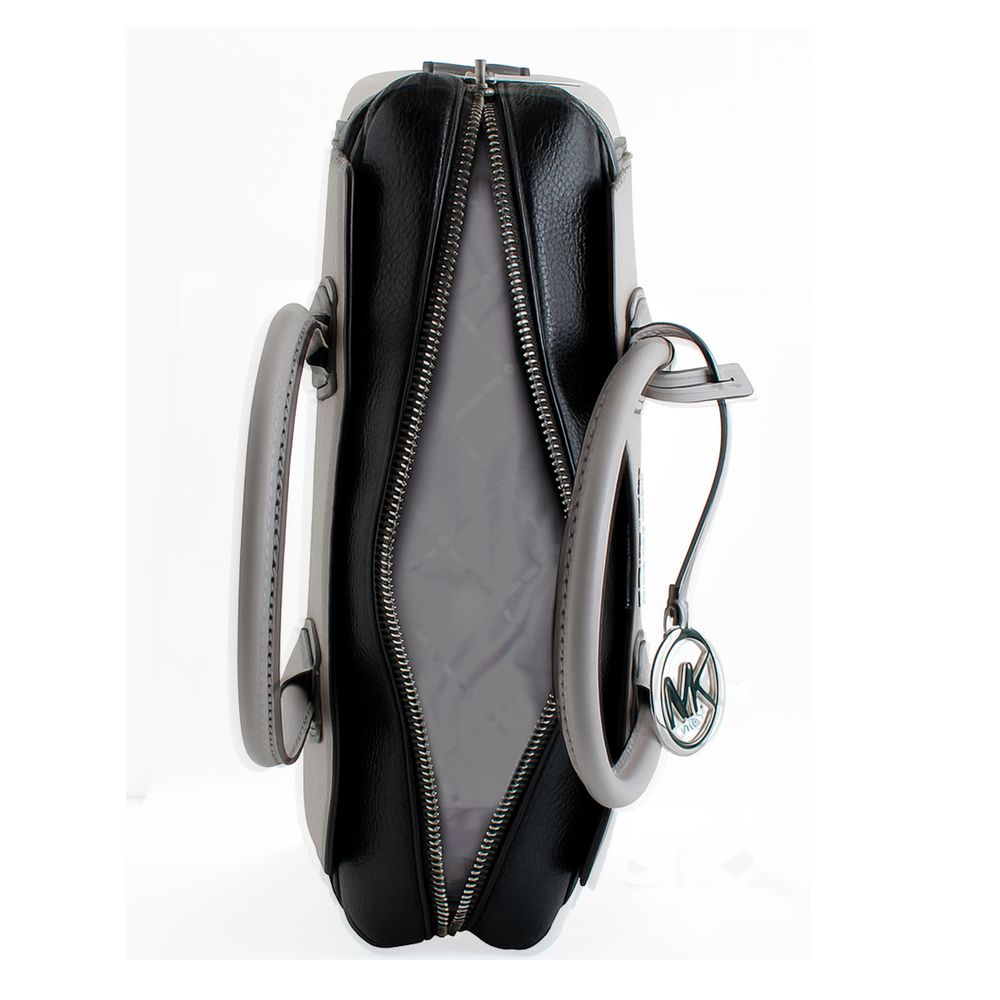 Michael Kors grå läderhandväska