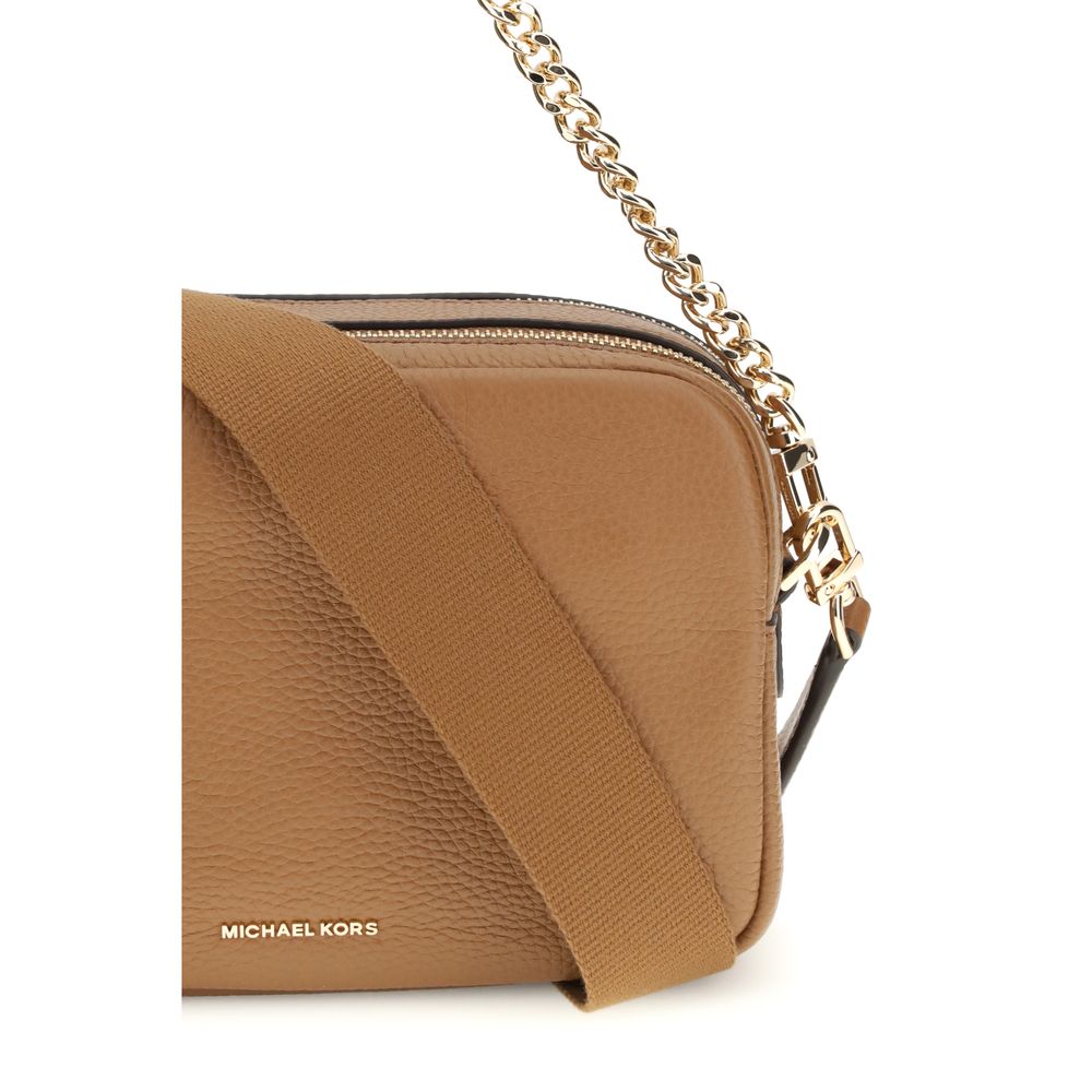 Michael Kors braune Schultertasche aus Kalbsleder Bos Taurus