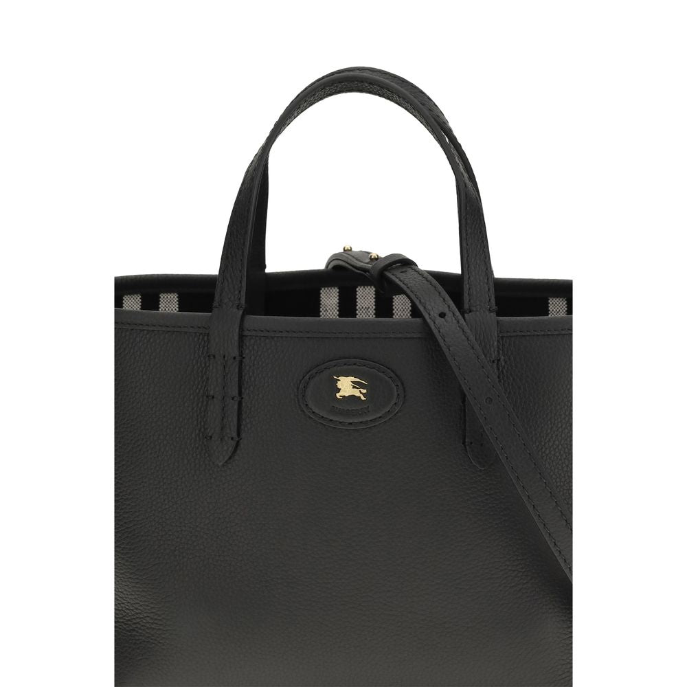 Burberry Schwarze Kalbsleder Bos Taurus Schultertasche