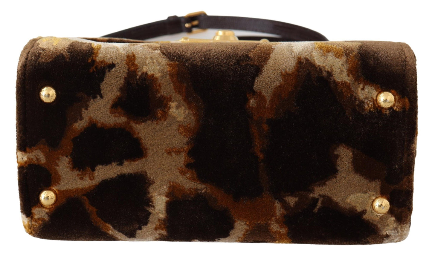 Dolce & Gabbana laukku - Brown Giraffe Crossbody Purse Borse WELCOME Purse