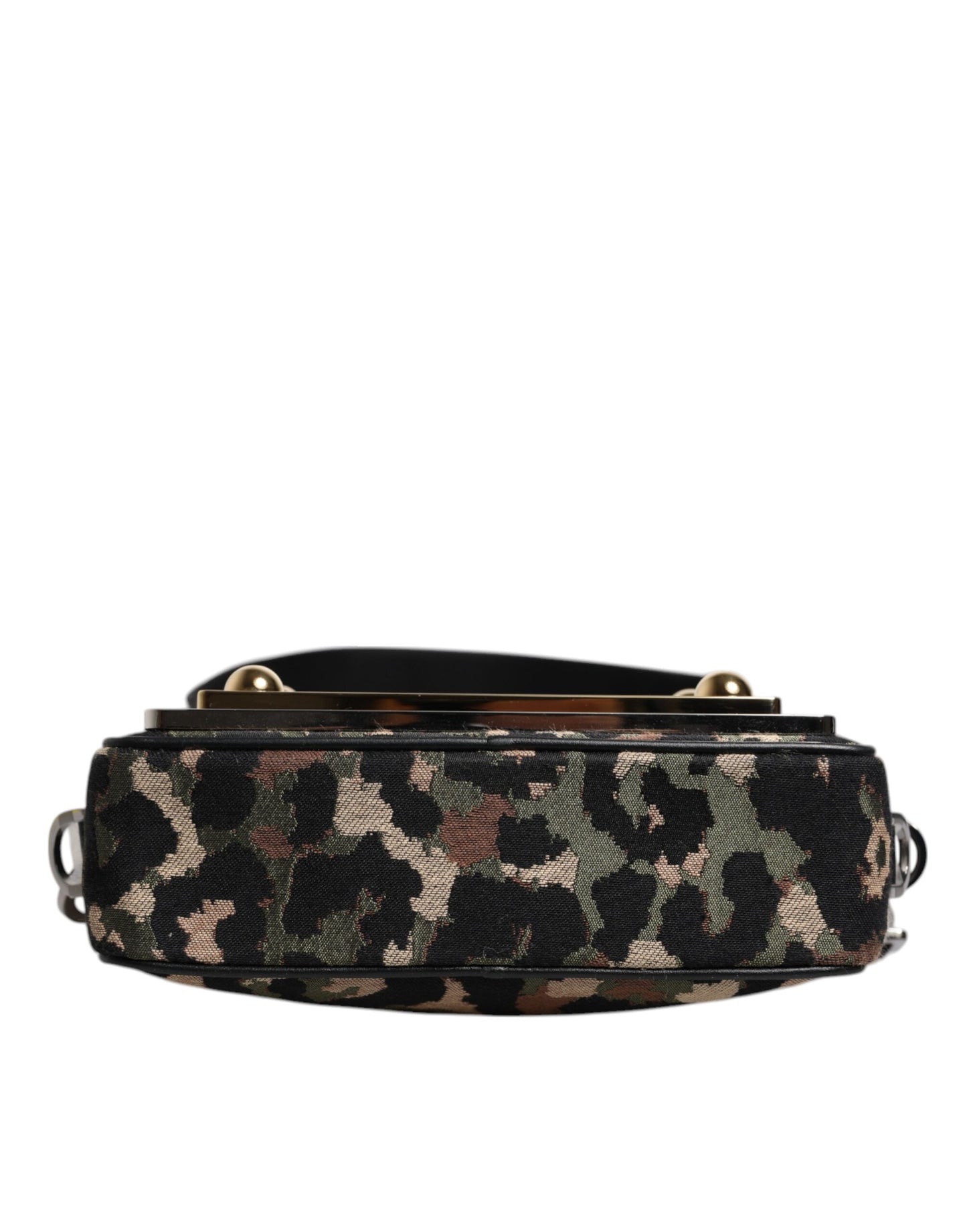 Dolce & Gabbana laukku - Multicolor Leopard Jacquard DG Logo Crossbody Bag