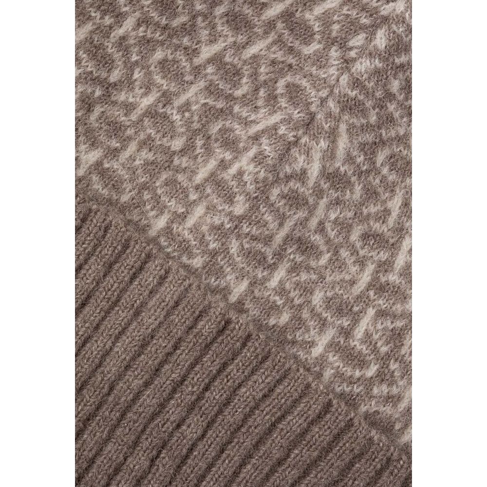 Calvin Klein pipo - Beige Alpaca Leather Caps Baseball Hat