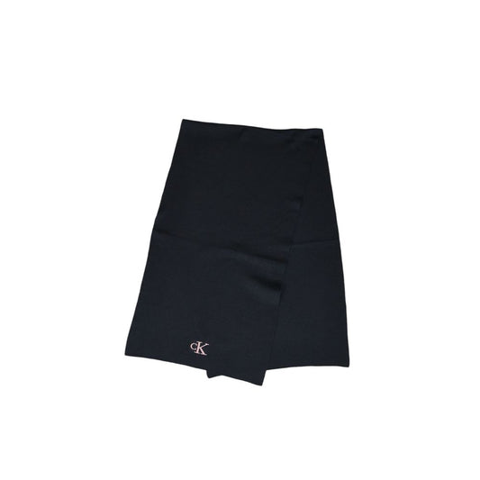 Calvin Klein huivi - Black Recycled Polyester Scarf