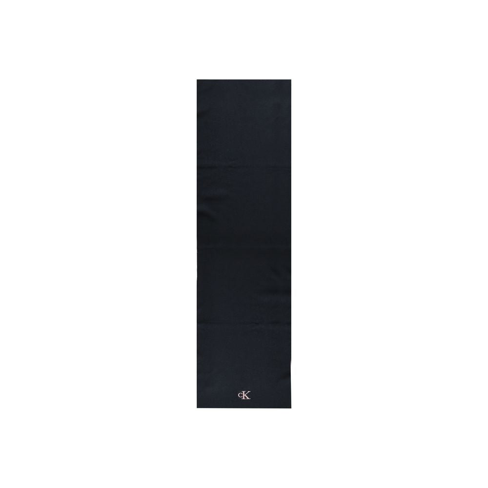 Calvin Klein huivi - Black Recycled Polyester Scarf