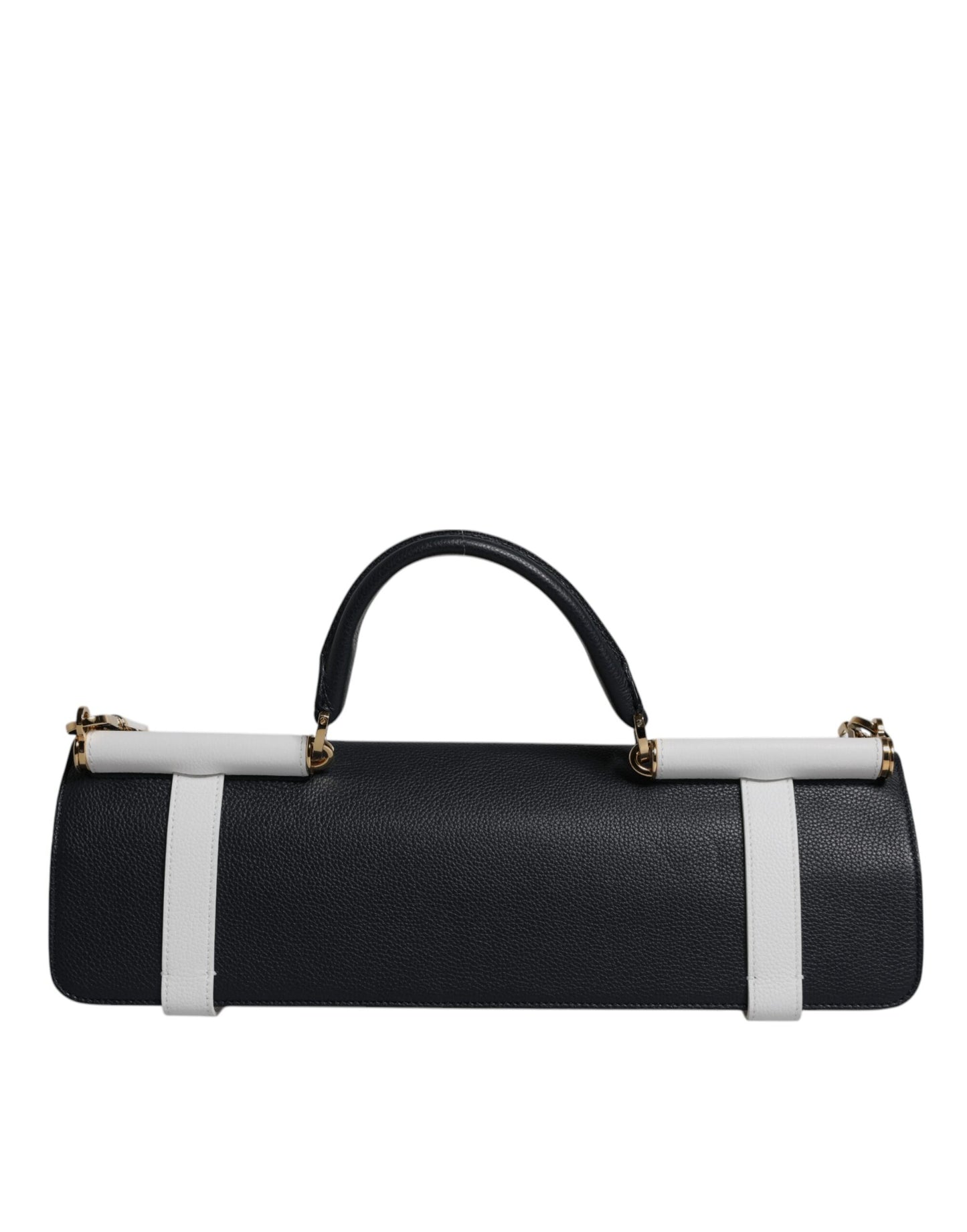 Dolce & Gabbana laukku - Blue White Calfskin Leather Crossbody Shoulder Bag