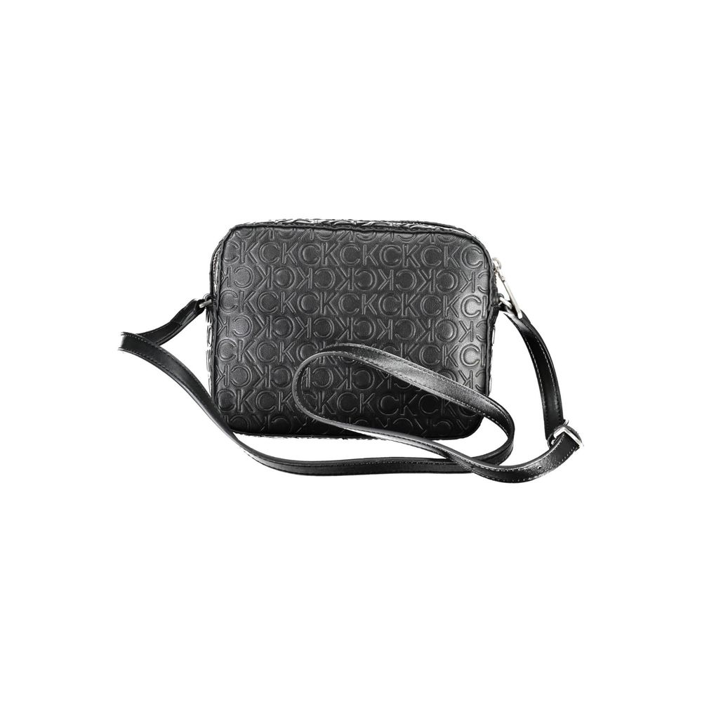 Calvin Klein käsilaukku - Black Polyester Handbag