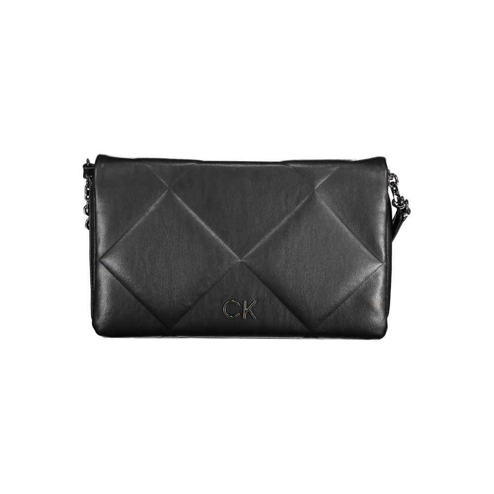 Calvin Klein käsilaukku - Black Polyester Handbag