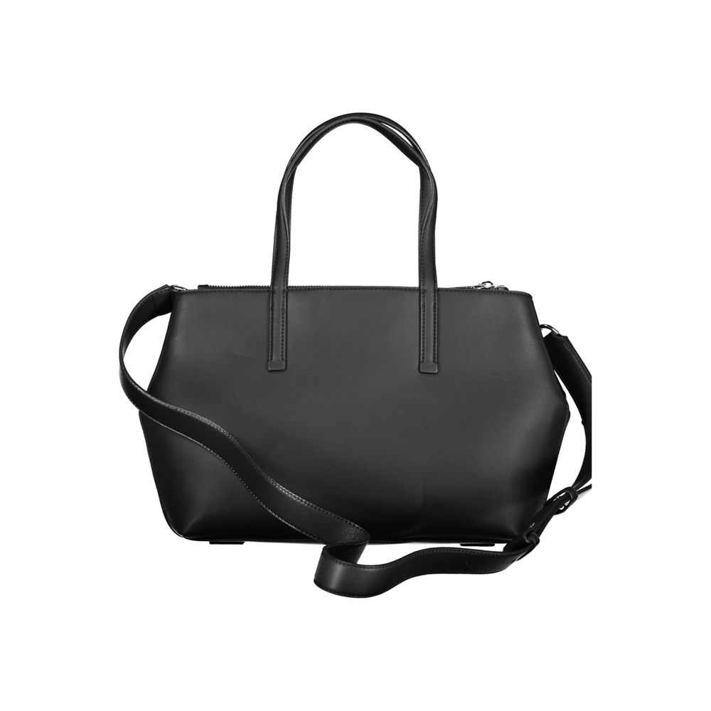 Calvin Klein käsilaukku - Black Polyester Handbag