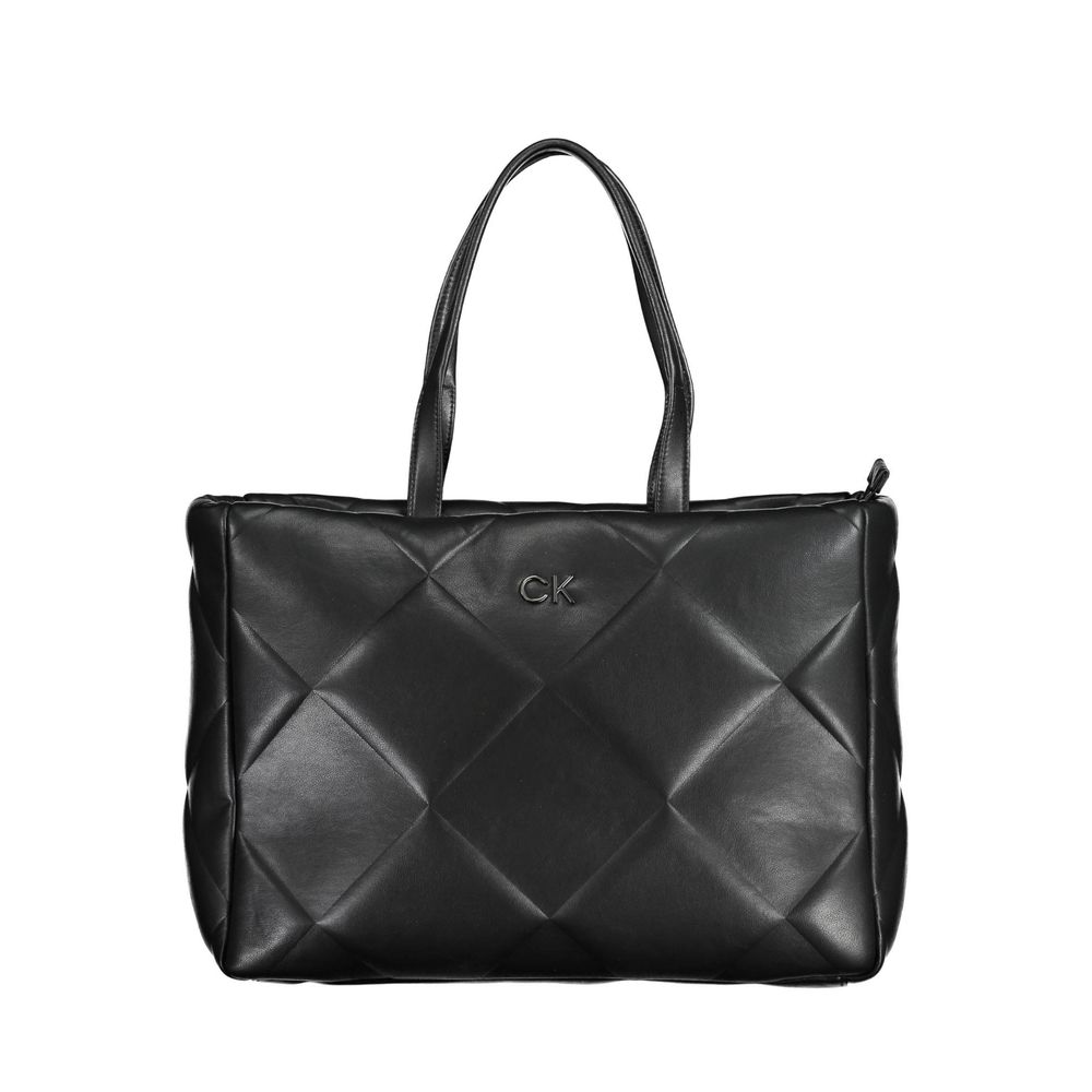 Calvin Klein käsilaukku - Black Polyester Handbag