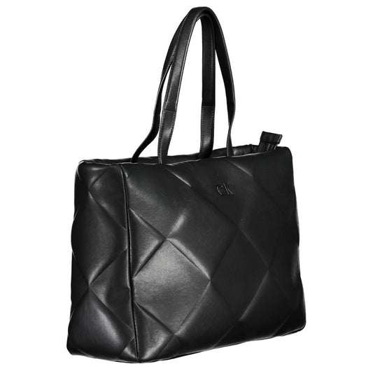 Calvin Klein käsilaukku - Black Polyester Handbag