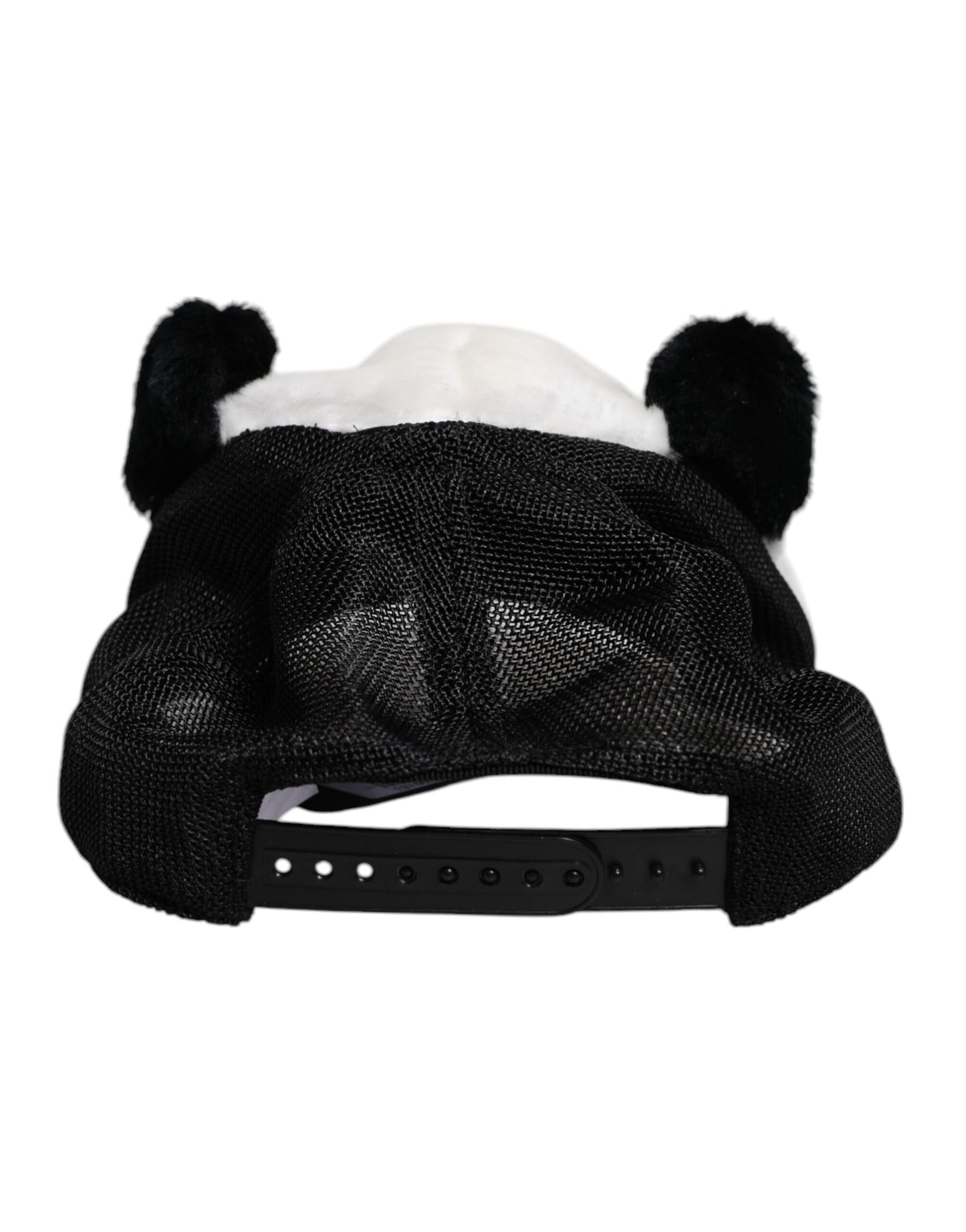 Dolce & Gabbana lippis - Black White Panda Fur Women Baseball Cap