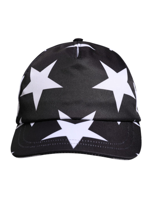 Dolce & Gabbana lippis - Black Star Print Polyester Baseball Cap
