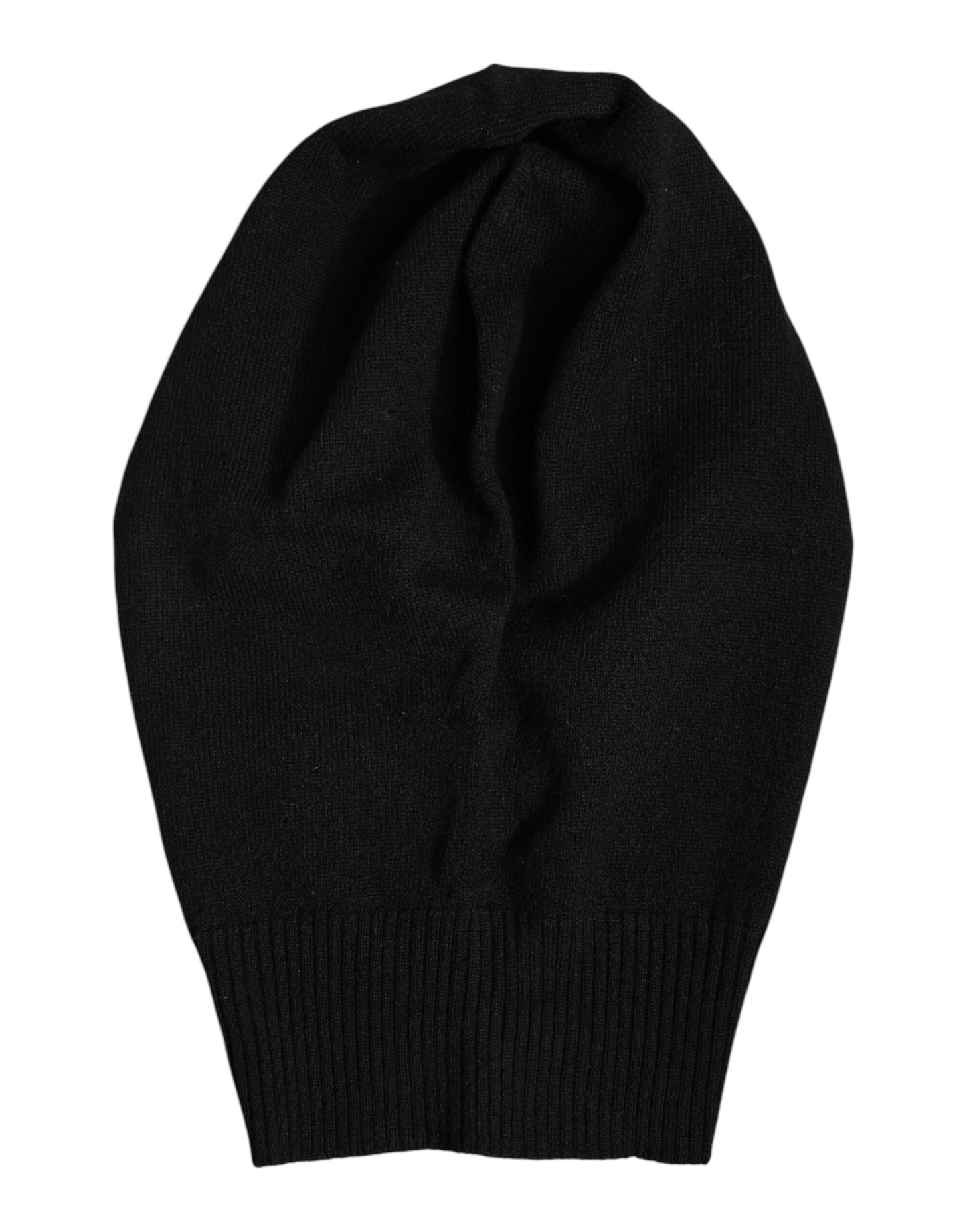 Dolce & Gabbana kypärämyssy - Black Cashmere Knitted Ski Mask Balaclava Hat