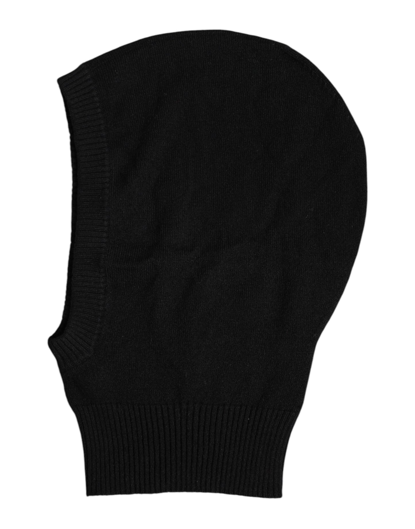 Dolce & Gabbana kypärämyssy - Black Cashmere Knitted Ski Mask Balaclava Hat