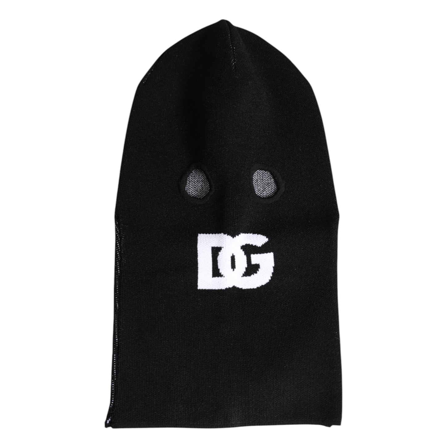 Dolce & Gabbana kypärämyssy - Black Cashmere Knitted Ski Mask Balaclava Hat