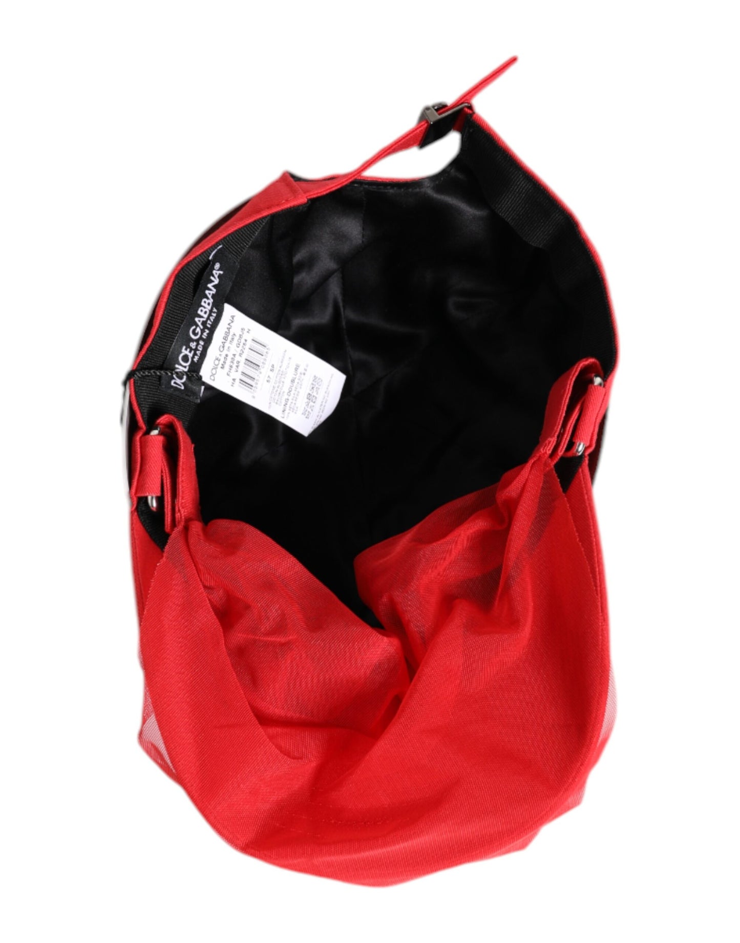 Dolce & Gabbana lippis - Red Cotton 6 Panels Women Baseball Cap
