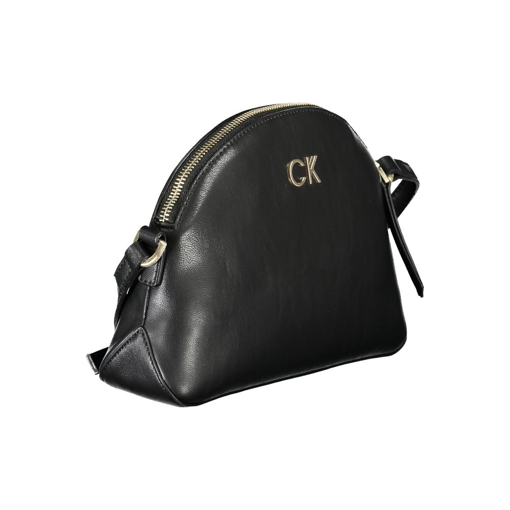 Calvin Klein käsilaukku - Black Polyester Handbag