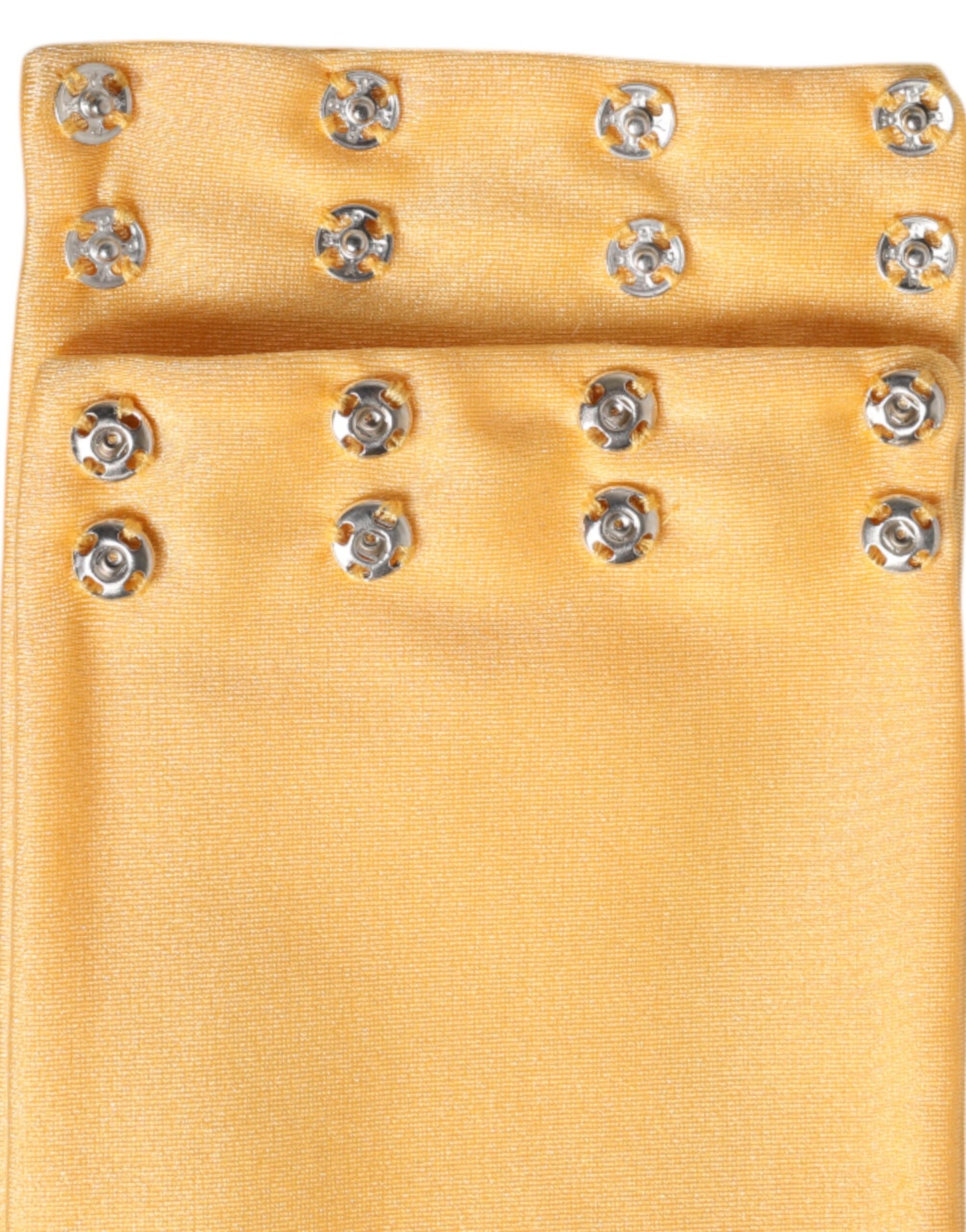 Dolce & Gabbana kaulahuivi - Yellow Nylon Stretch Women Neck Warmer Scarf