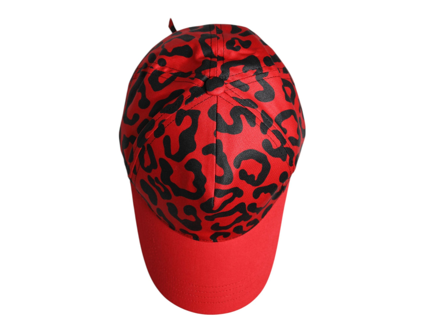 Dolce & Gabbana lippis - Red Cotton 6 Panels Women Baseball Cap