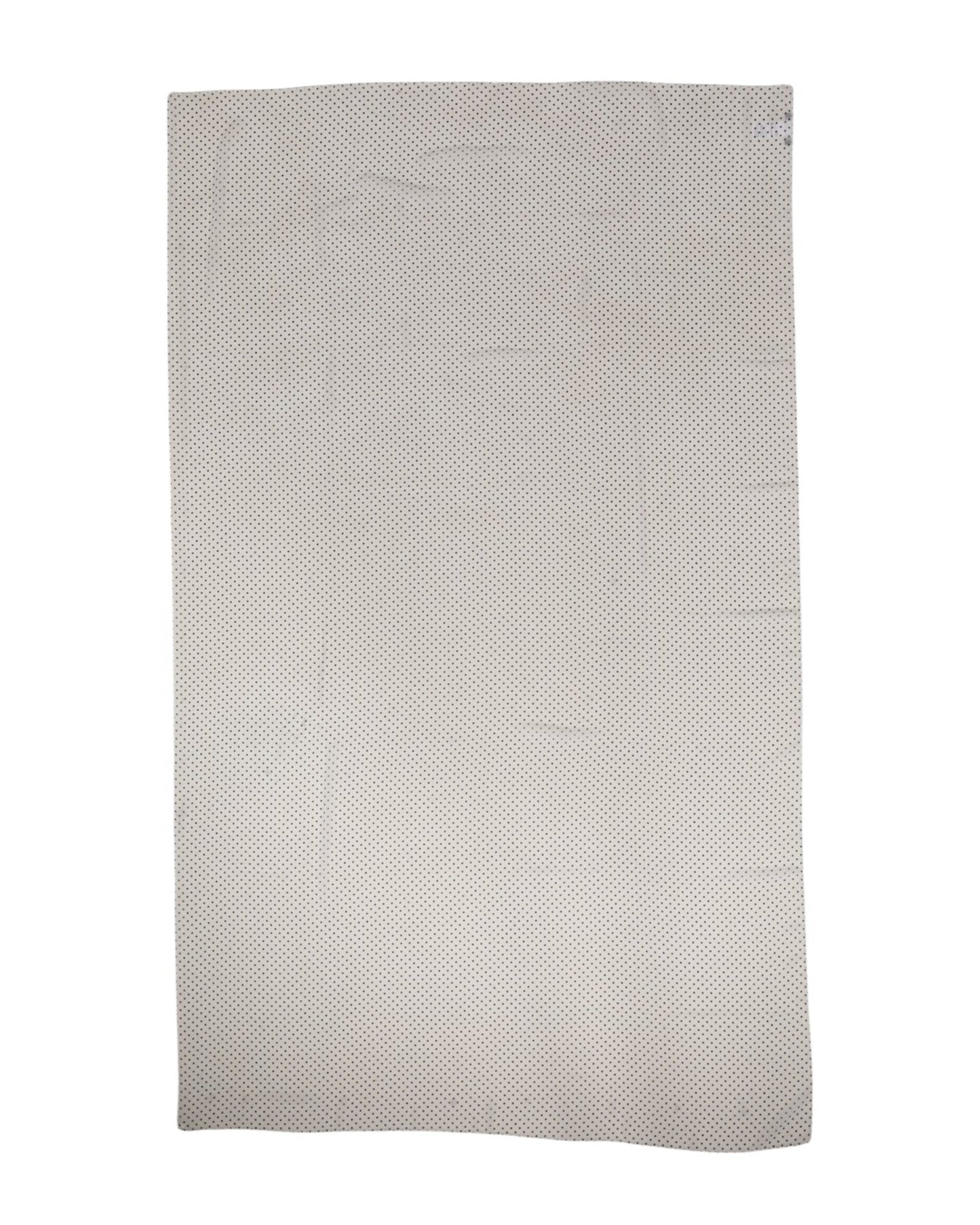 Dolce & Gabbana huivi White Polka Dots Polyester Wrap Shawl Scarf
