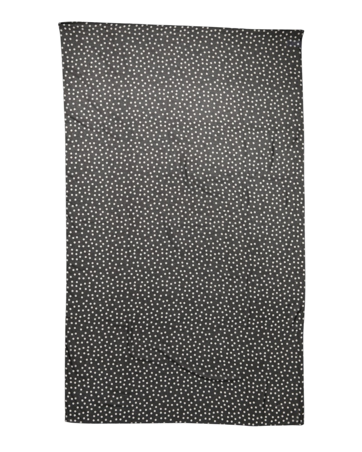 Dolce & Gabbana huivi Black Polka Dots Polyester Wrap Shawl Scarf