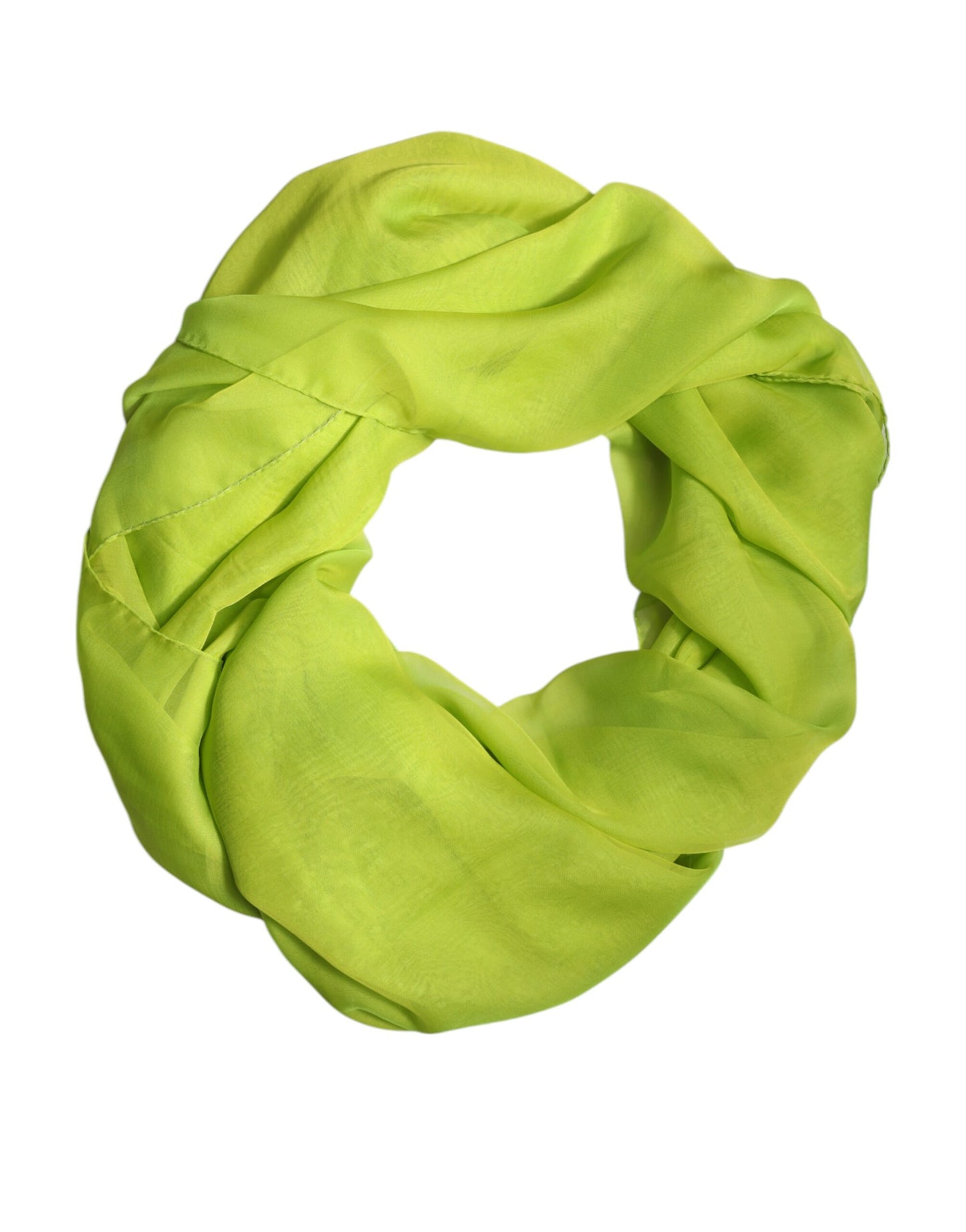 Dolce & Gabbana huivi Green Silk Rectangle Wrap Shawl Neck Warmer Scarf