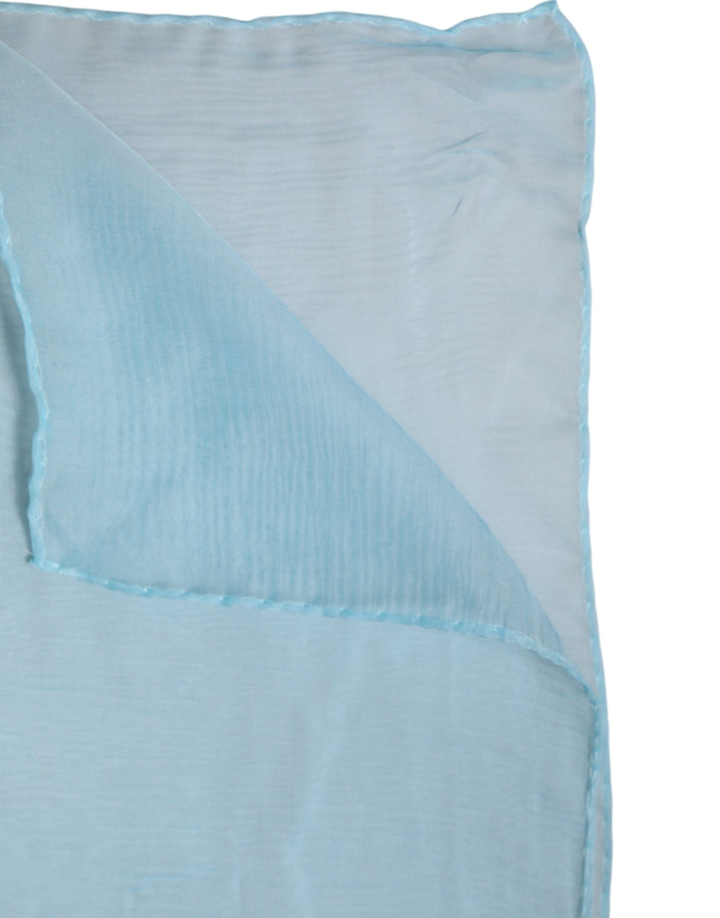 Dolce & Gabbana huivi Light Blue Silk Rectangle Wrap Shawl Scarf