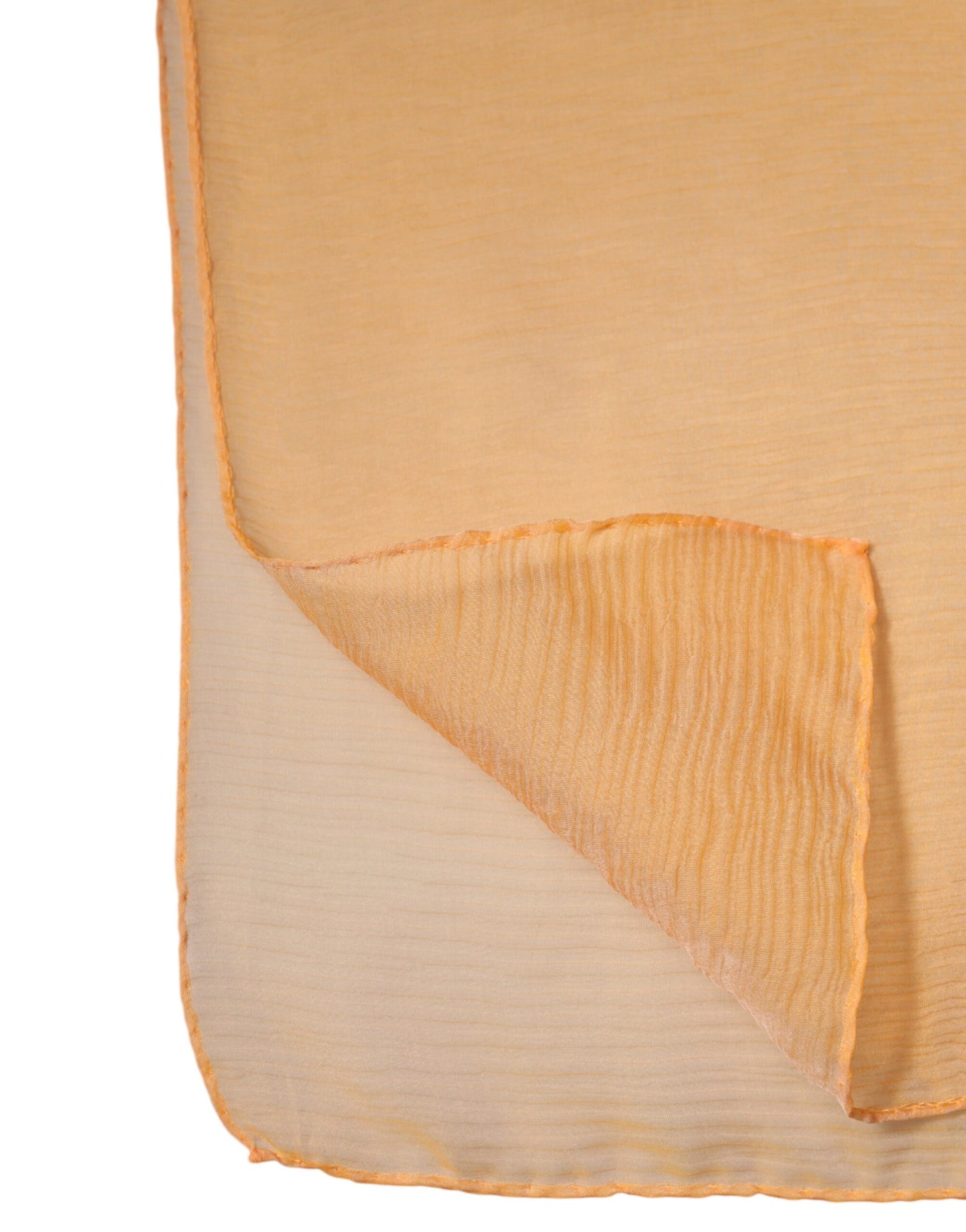 Dolce & Gabbana huivi Orange Silk Rectangle Wrap Shawl Scarf