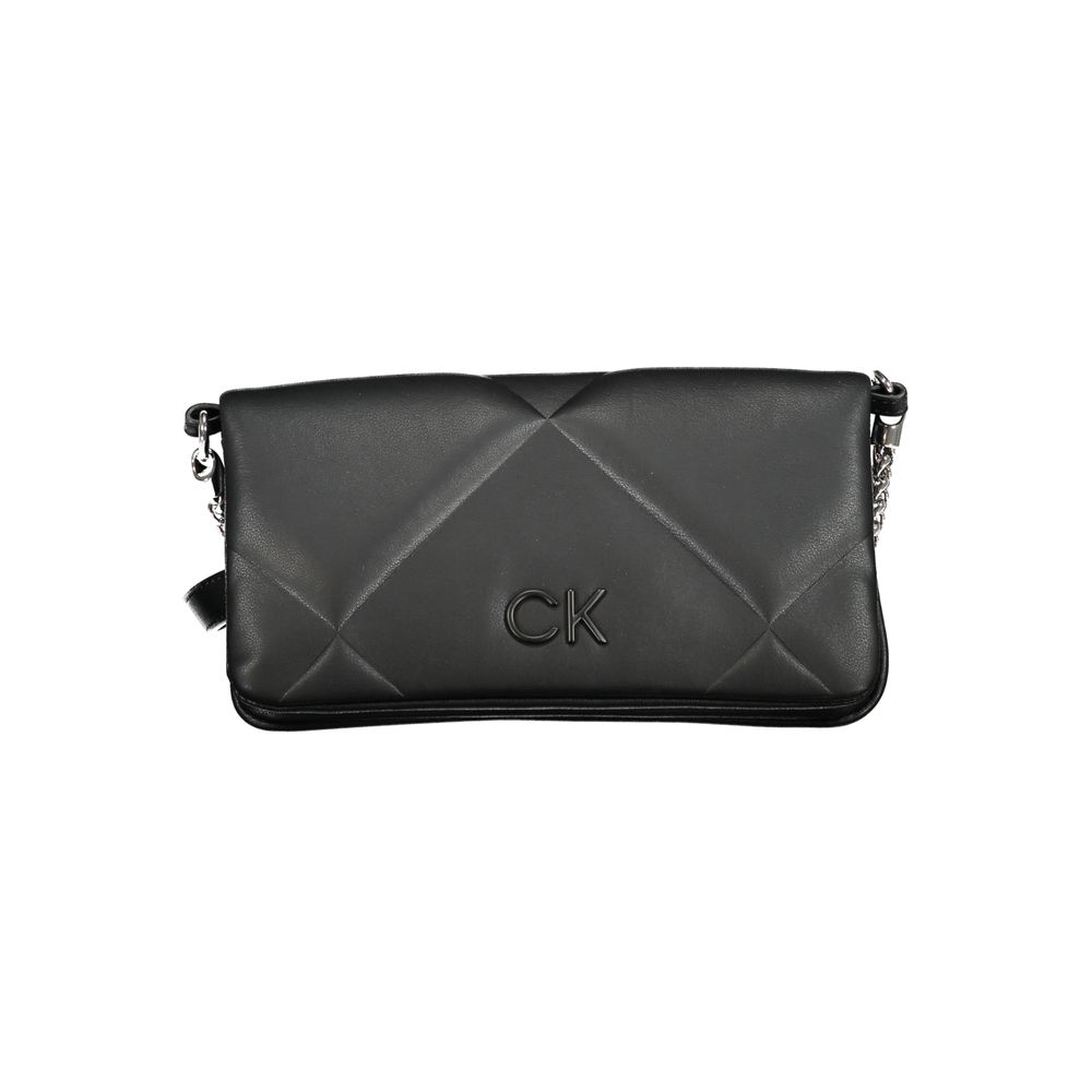 Calvin Klein laukku - Black Cotton Handbag