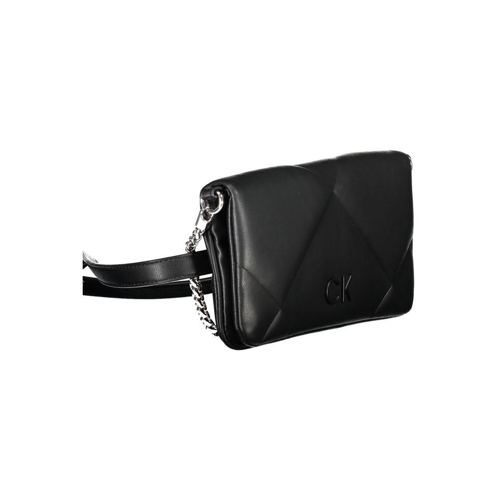 Calvin Klein laukku - Black Cotton Handbag