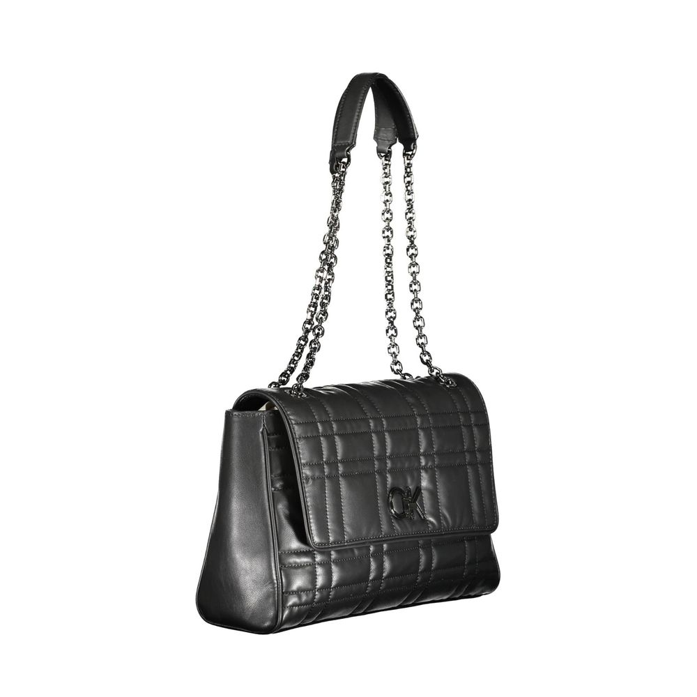 Calvin Klein laukku - Black Polyester Women Handbag