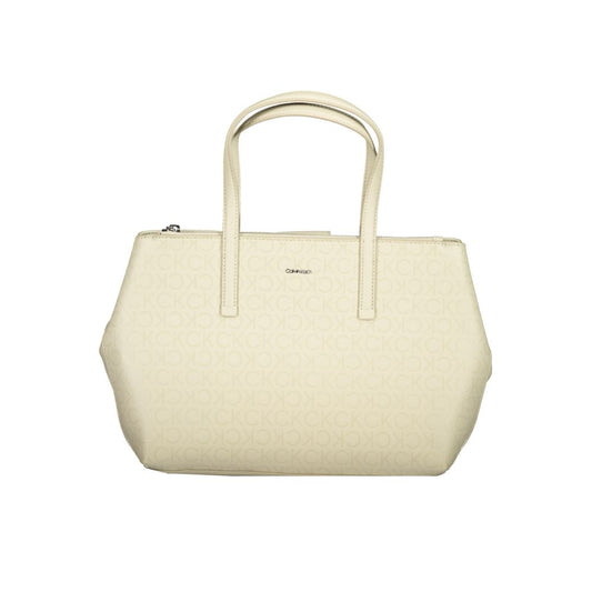 Calvin Klein laukku - Beige Polyester Handbag