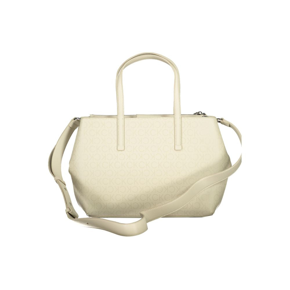 Calvin Klein laukku - Beige Polyester Handbag