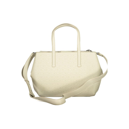 Calvin Klein laukku - Beige Polyester Handbag