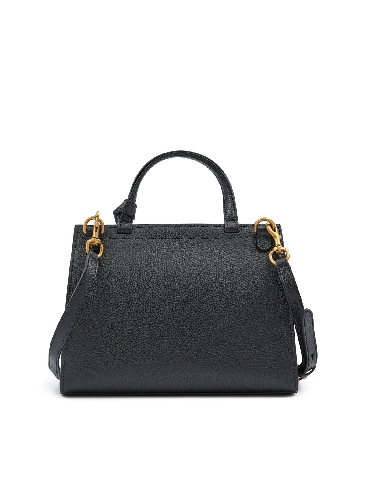 Gucci laukku - Black Leather GG Marmont Handbag