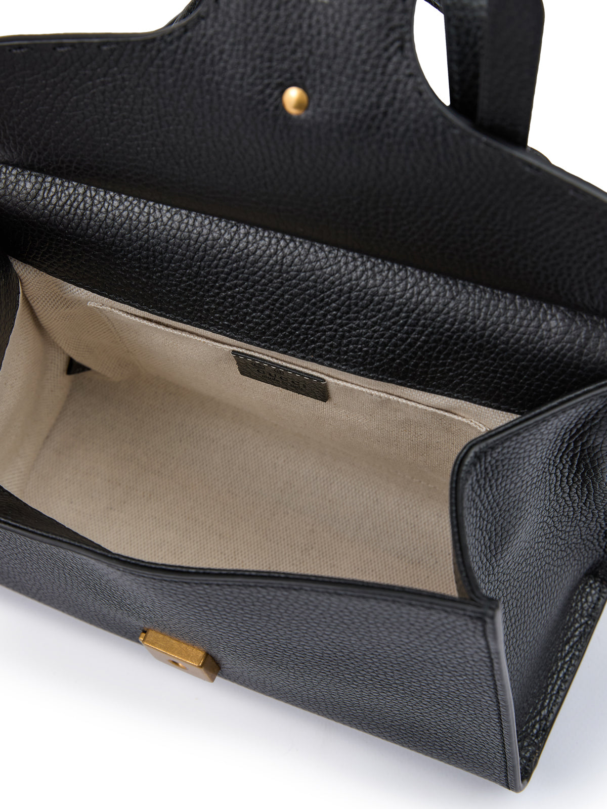 Gucci laukku - Black Leather GG Marmont Handbag