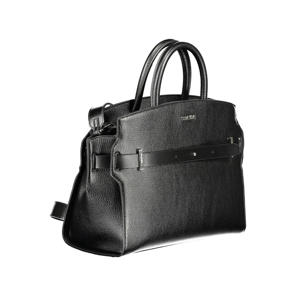 Calvin Klein laukku - Black Polyethylene Women Handbag