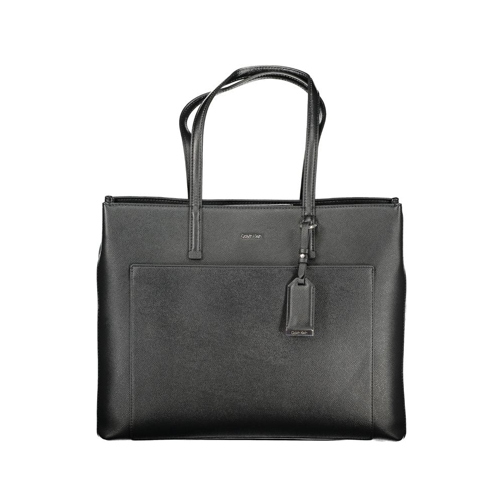 Calvin Klein laukku - Black Polyethylene Women Handbag