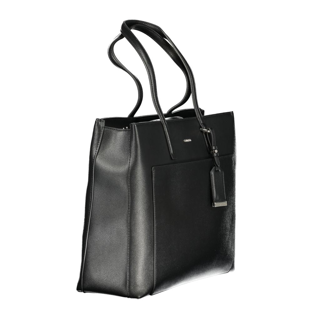 Calvin Klein laukku - Black Polyethylene Women Handbag