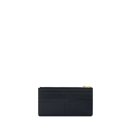 Dolce & Gabbana lompakko Black Calf Leather Bos Taurus Wallet