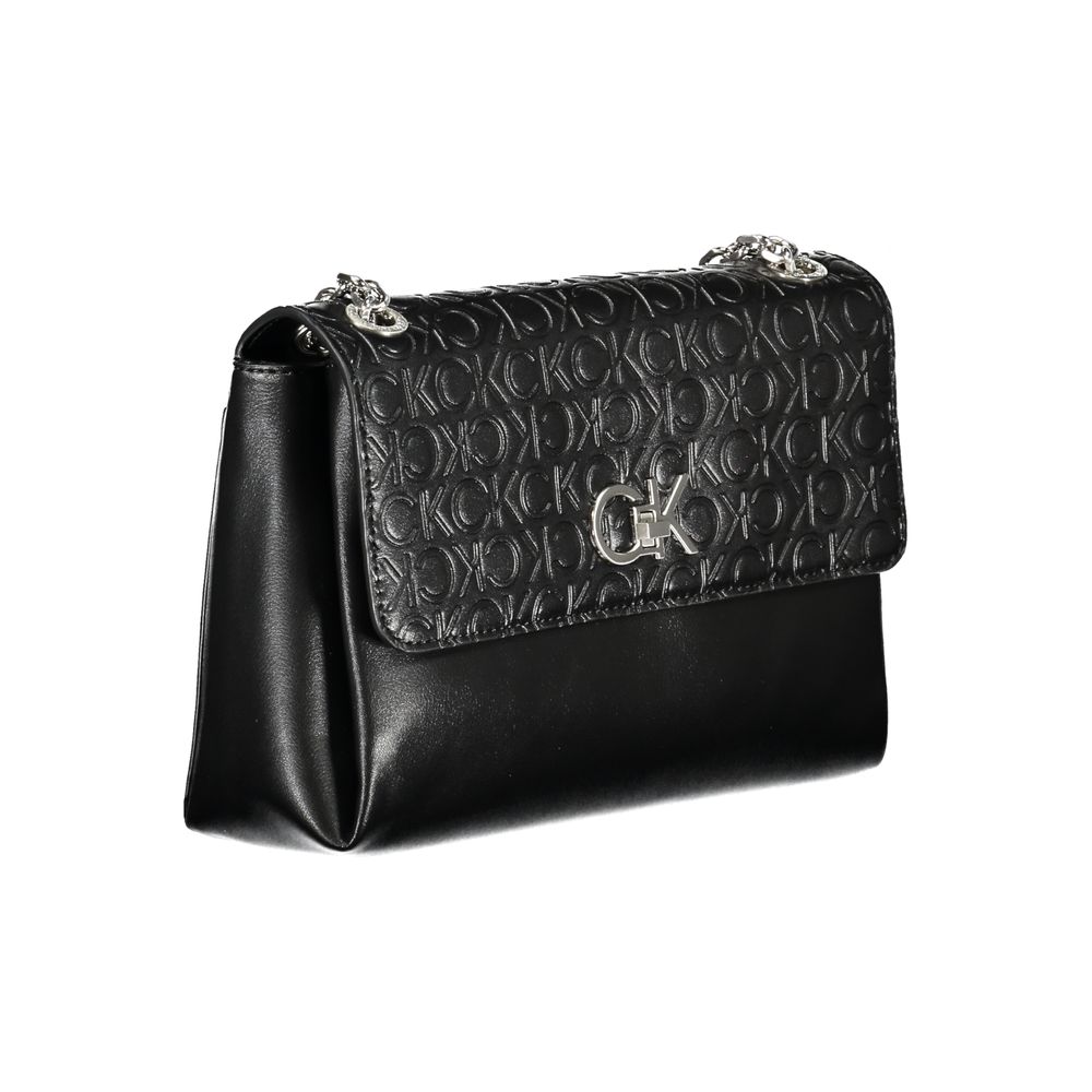 Calvin Klein laukku - Black Polyester Handbag