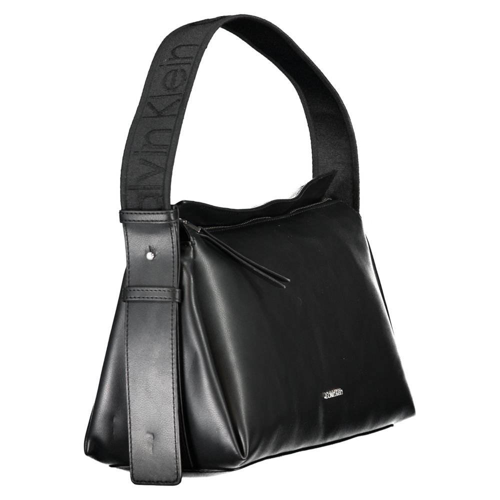 Calvin Klein käsilaukku - Black Polyester Handbag
