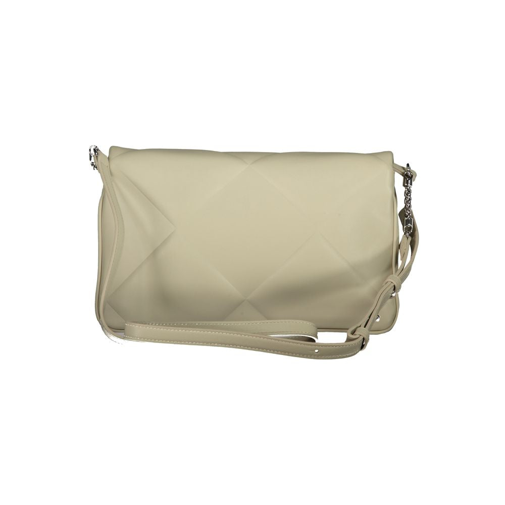 Calvin Klein laukku - Beige Cotton Handbag
