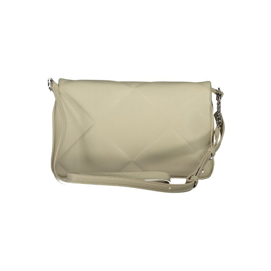 Calvin Klein laukku - Beige Cotton Handbag