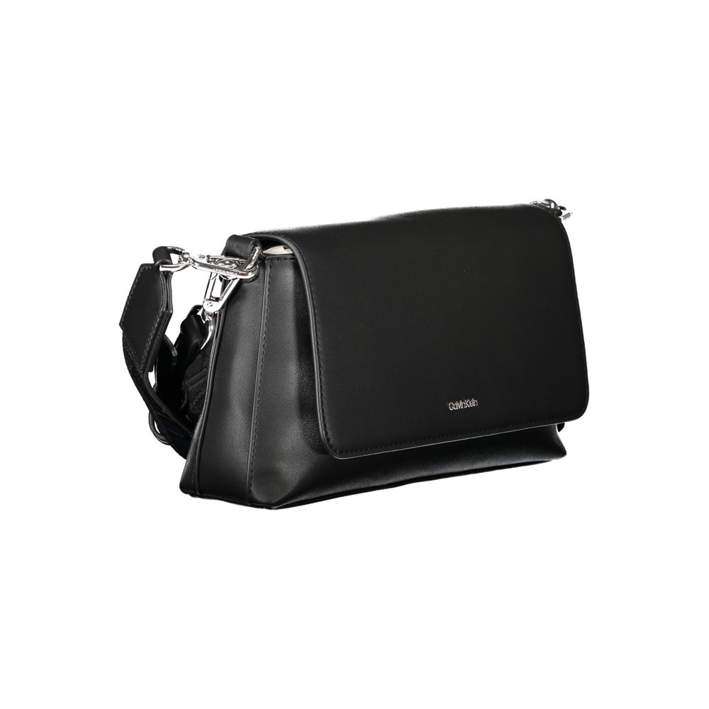 Calvin Klein laukku - Black Polyester Women Handbag