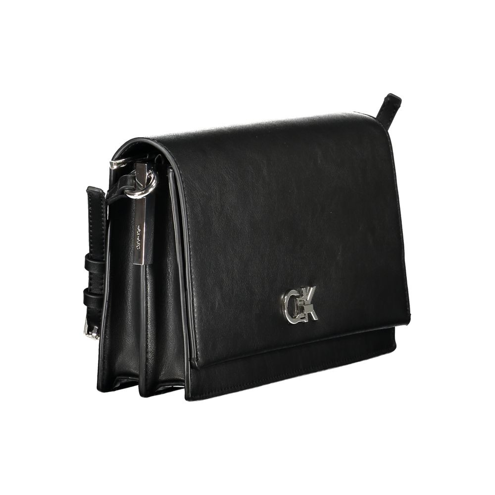 Calvin Klein laukku - Black Polyester Women Handbag