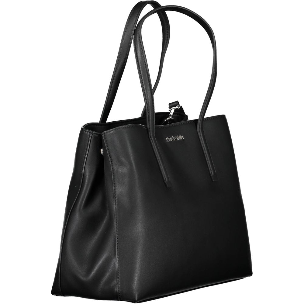Calvin Klein laukku - Black Polyester Women Handbag