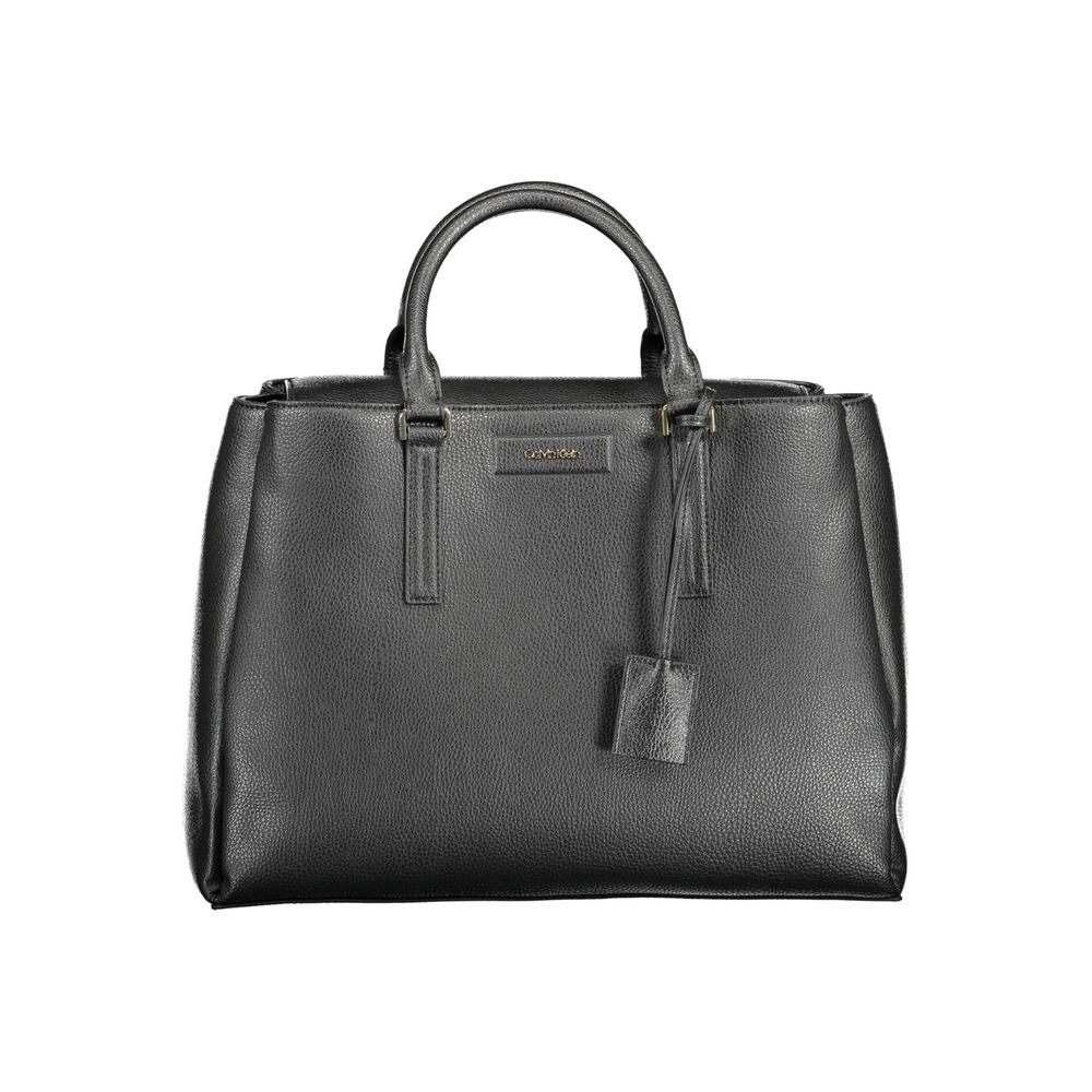 Calvin Klein laukku - Black Recycled Polyester Women Handbag