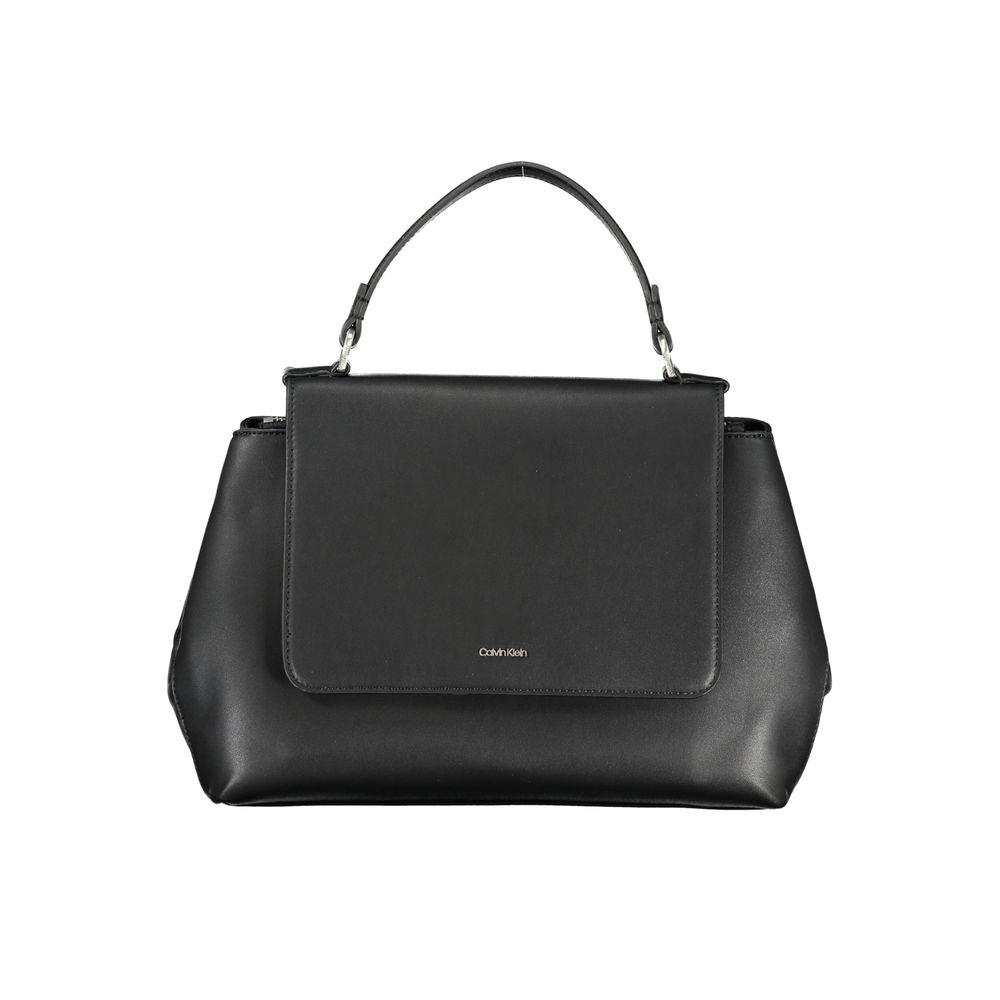 Calvin Klein käsilaukku - Black Polyester Handbag