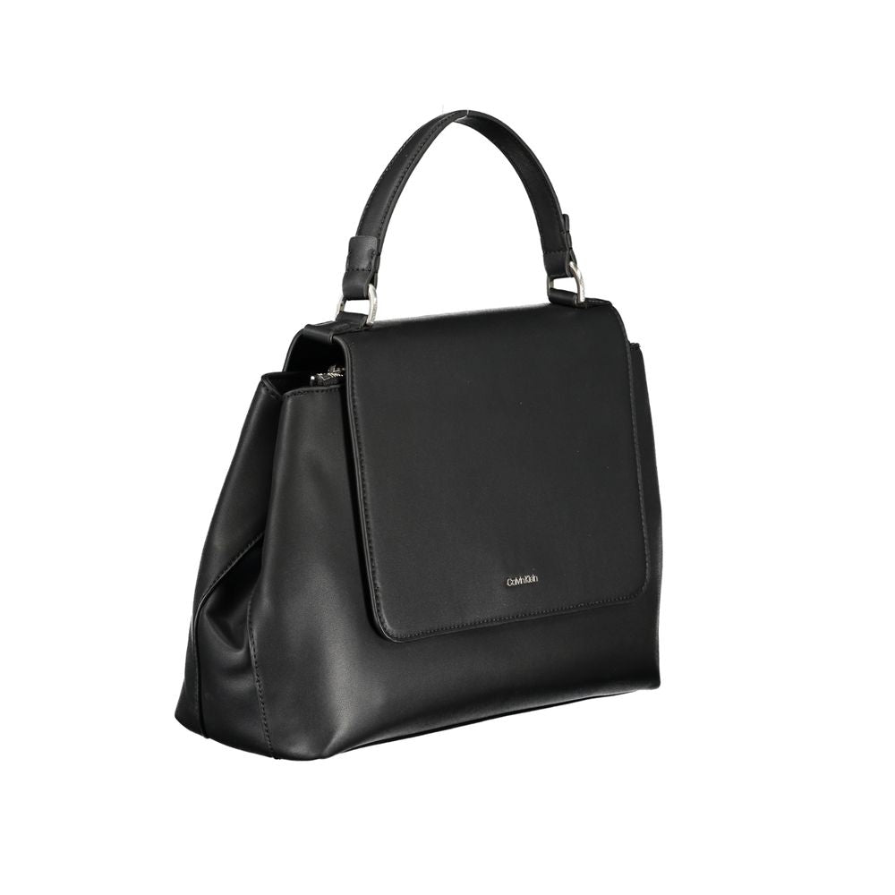 Calvin Klein käsilaukku - Black Polyester Handbag
